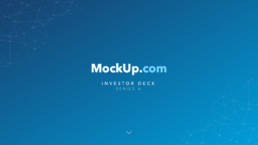 Mockup Investor Deck Slide 1